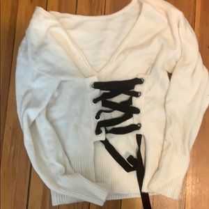 Victoria’s Secret Sweater- tie back